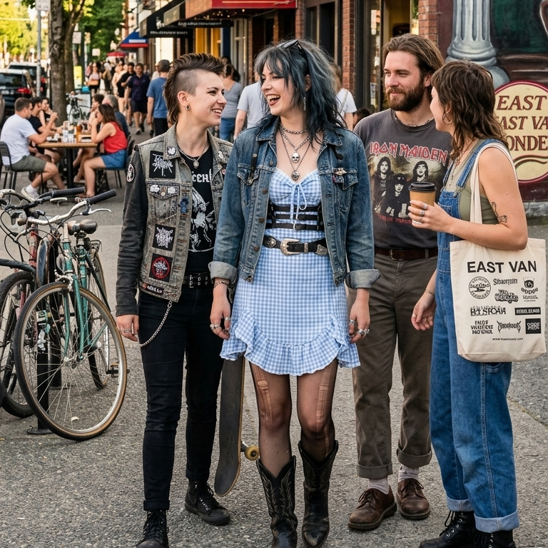 Bear Dance Blue Gingham dress
