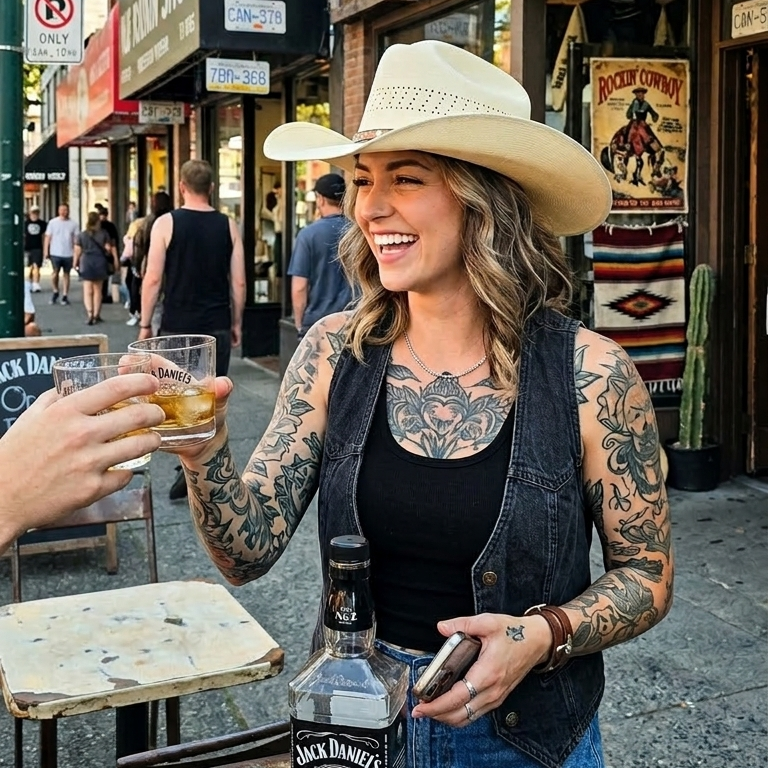 TGH  "Lona Americana Perforada" Cowboy Hat