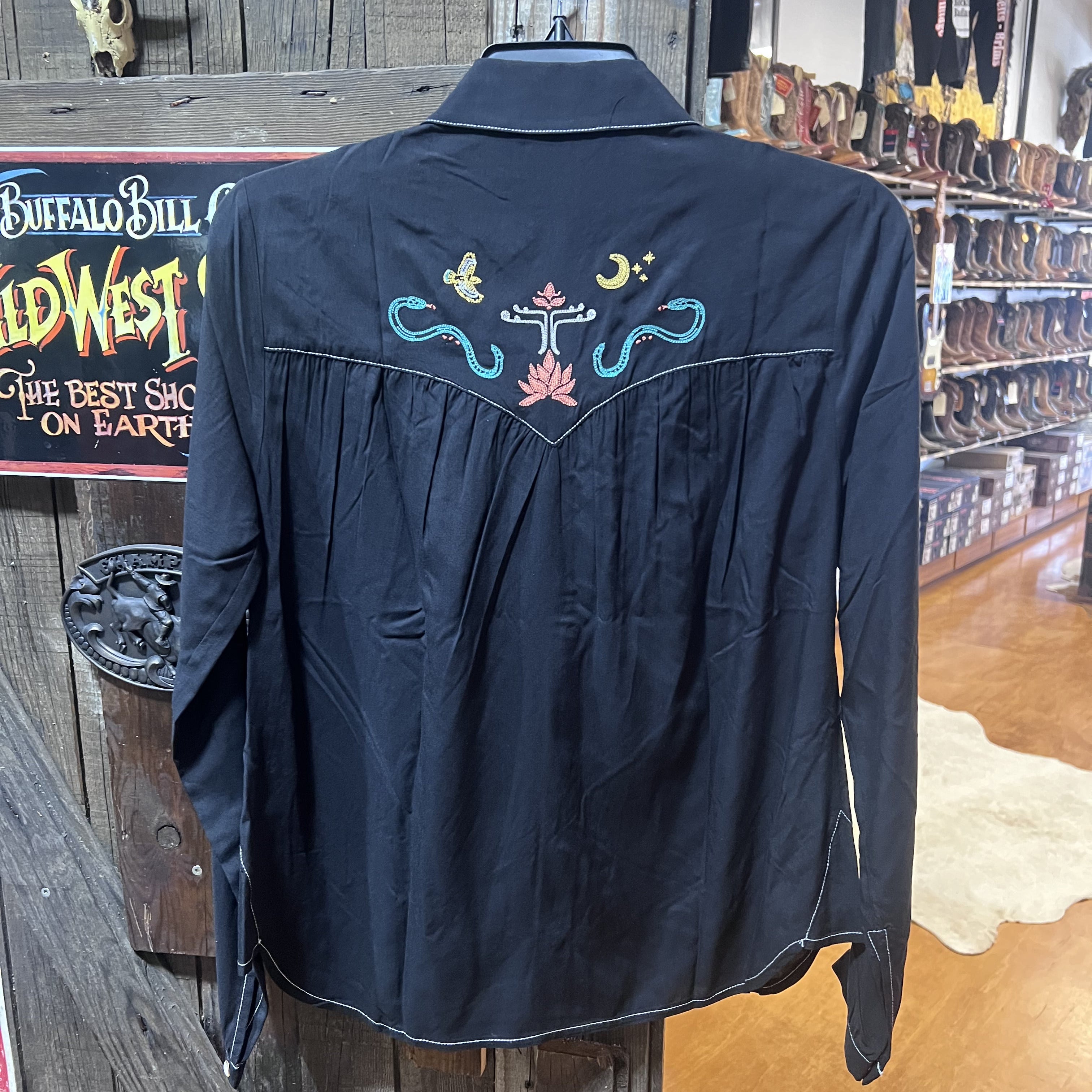 Black Desperado Pearl Snap Shirt -Badlands Exclusive-