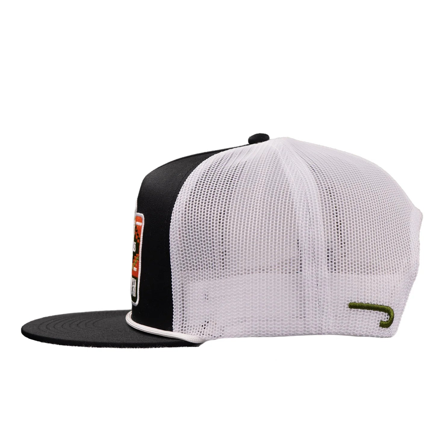 Lazy J Ranch Black & White Presidio Classic Rope Trucker Hat - Badlands AB Exclusive