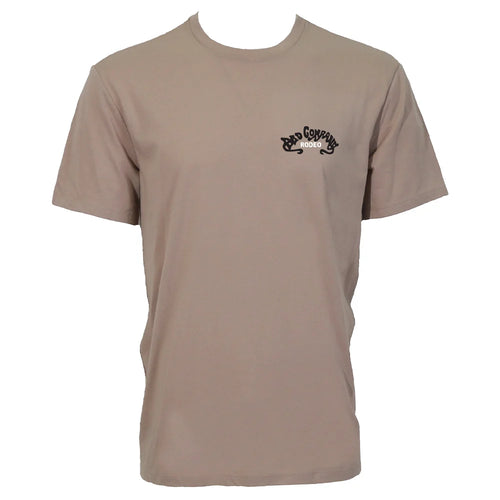 Bad Company T-shirt Tan w/Black & White Logo