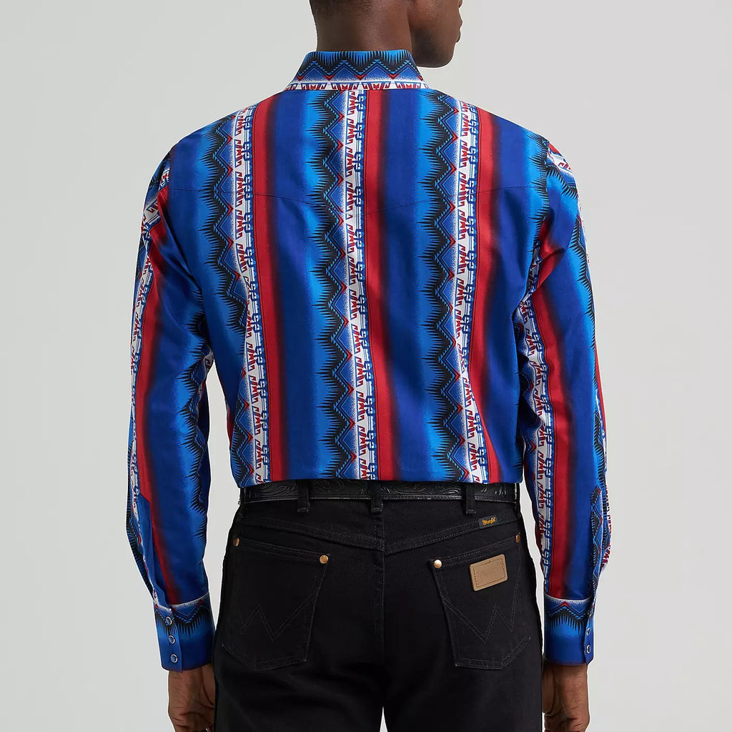 Men's Checotah Long Sleeve Western Snap Printed Shirt