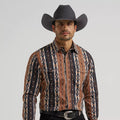 Men's Checotah Long Sleeve Western Snap Printed Shirt