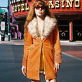 Classic Rock Couture Cinnamon Girl Rust Faux Fur Jacket - Badlands Exclusive-