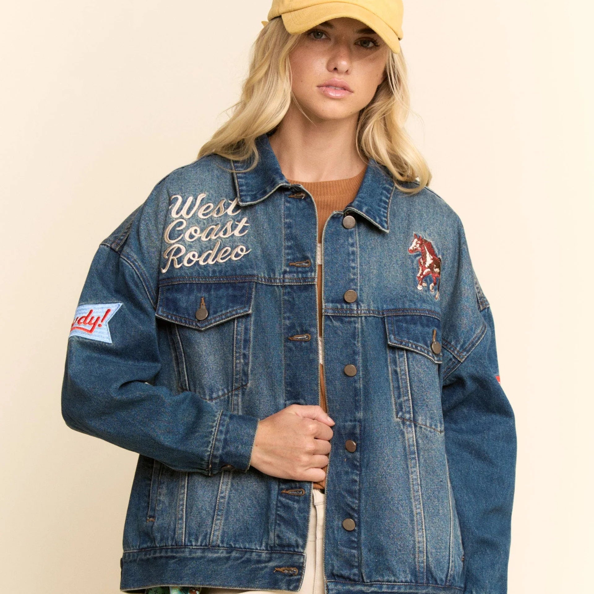 West Coast Rodeo Dani & Davi Denim Trucker Jacket