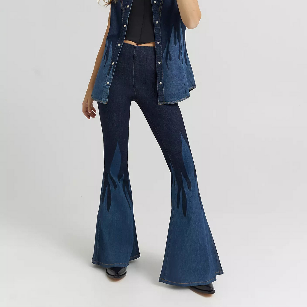 Lainey Wilson x Wrangler Flame Pull On Bell Bottoms