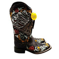 Corral Embroidered Chocolate Brown floral Women's western Boot