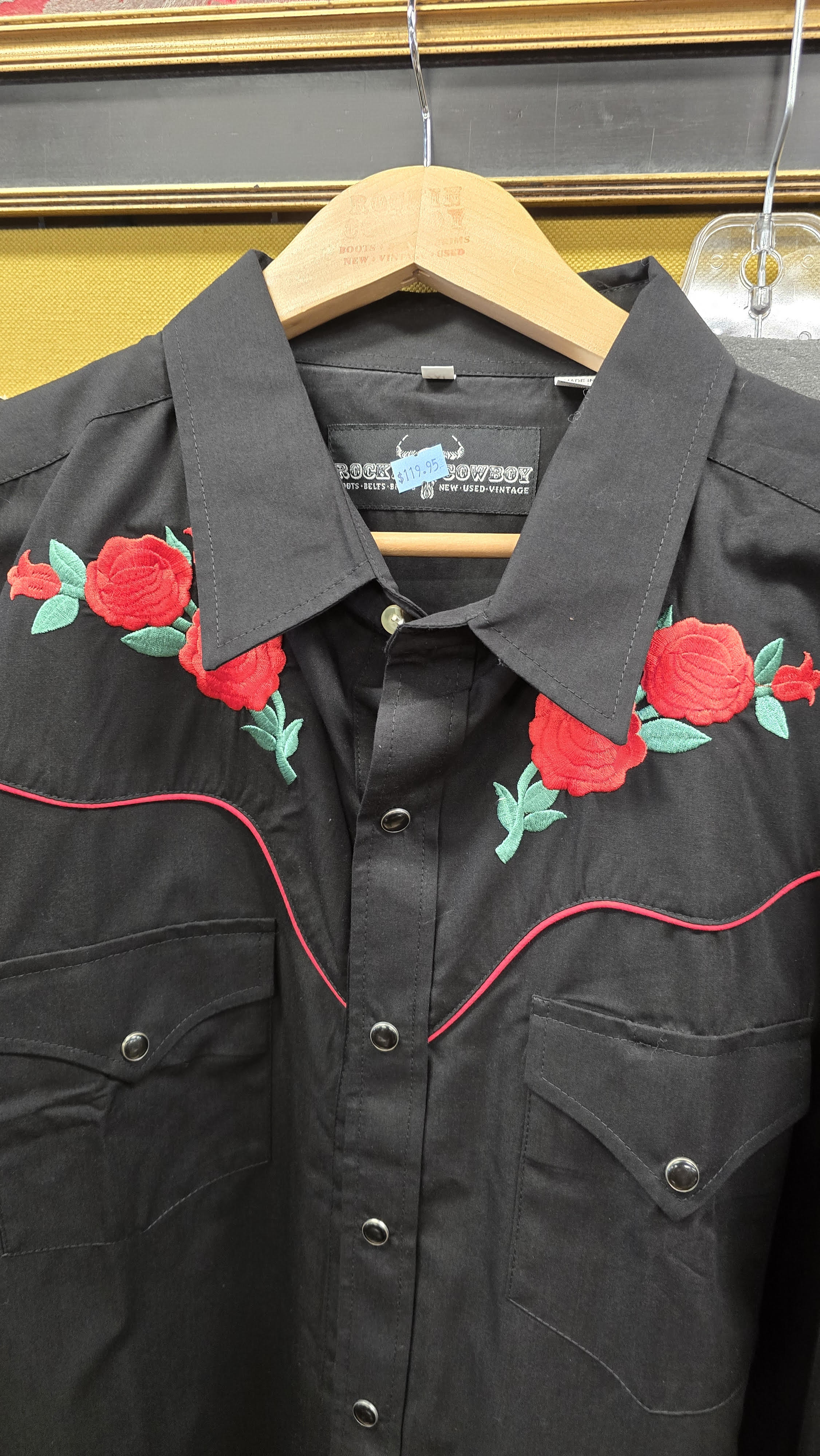 rockin brand flower shirt for customer