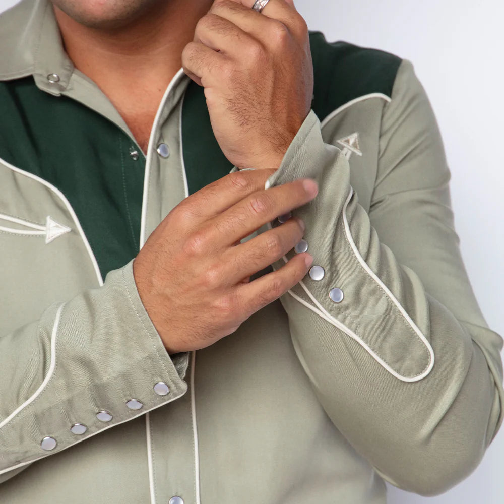 H Bar C San Juan Men's Shirt Green