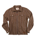 Lazy J Ranch Men's Jacquard Shirt Jacket - Sequoia Brown