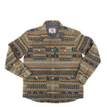 Lazy J Men's Aztec Print Shirt Jacket - Brown