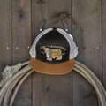 Lazy J Ranch Brown & Tan Apache Hereford Bull Mid Profile Trucker Hat
