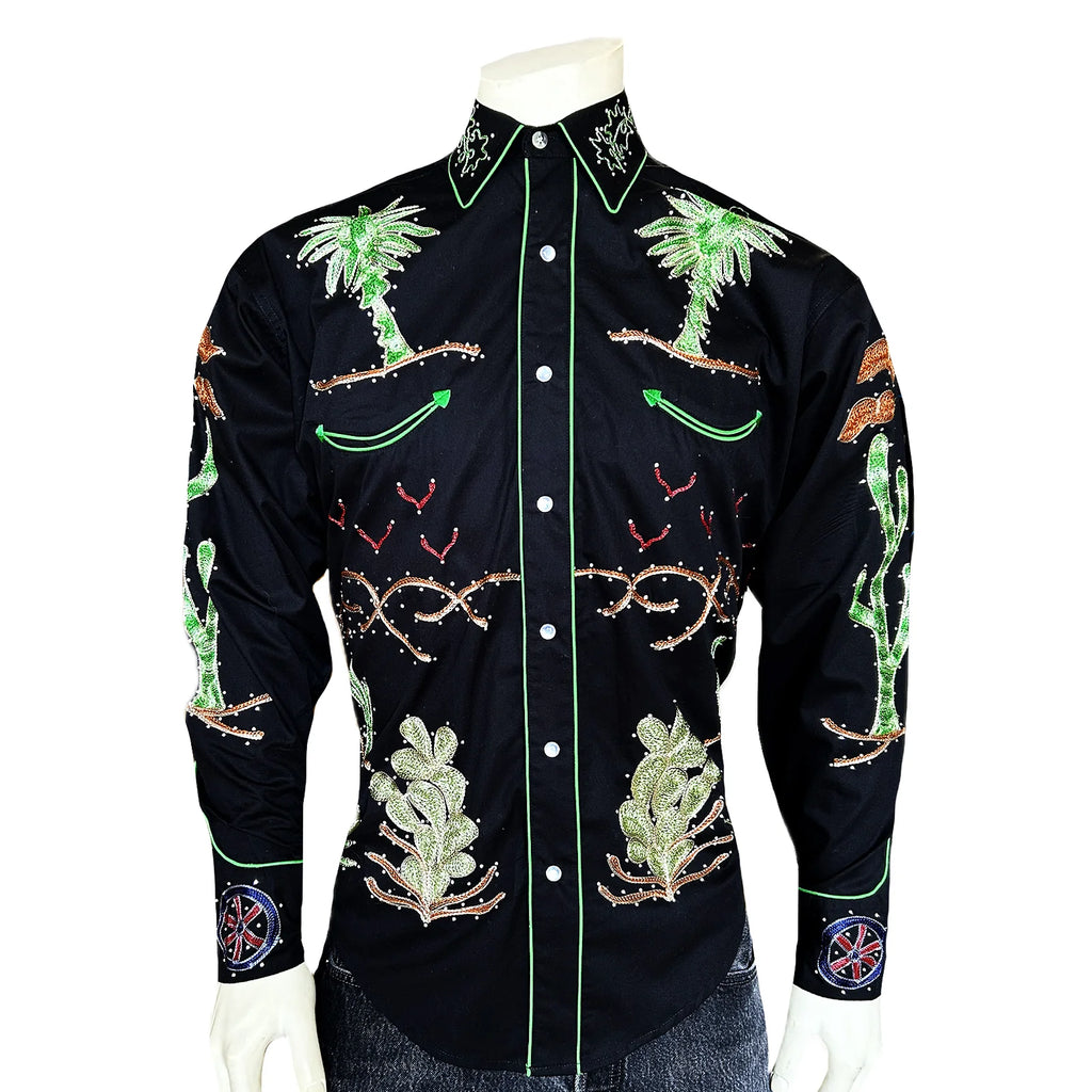 Rockmount Porter Wagner Embroidered Western shirt