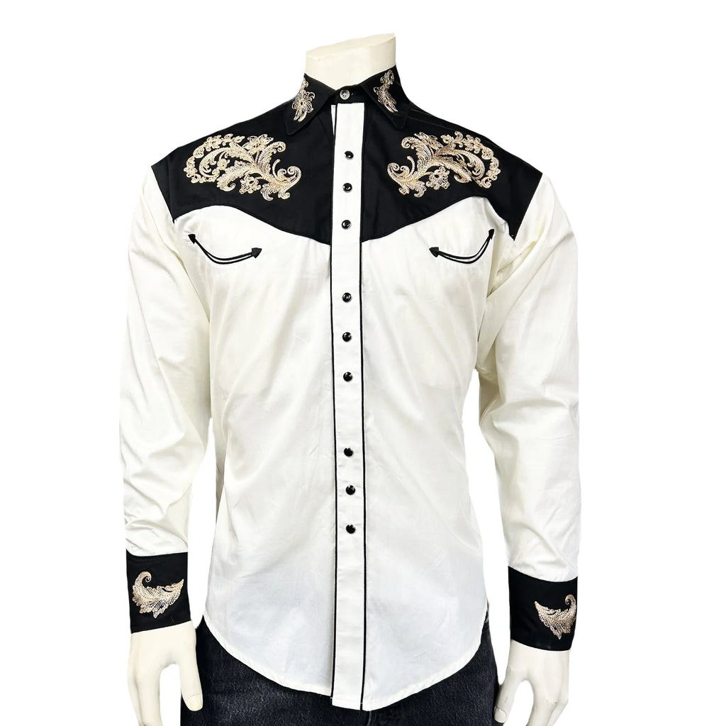 Rockmount 2-Tone Vintage Embroidered Western Shirt
