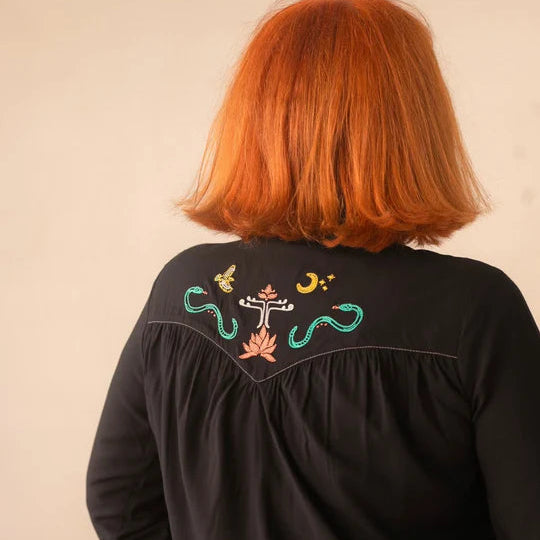 Black Desperado Pearl Snap Shirt -Badlands Exclusive-