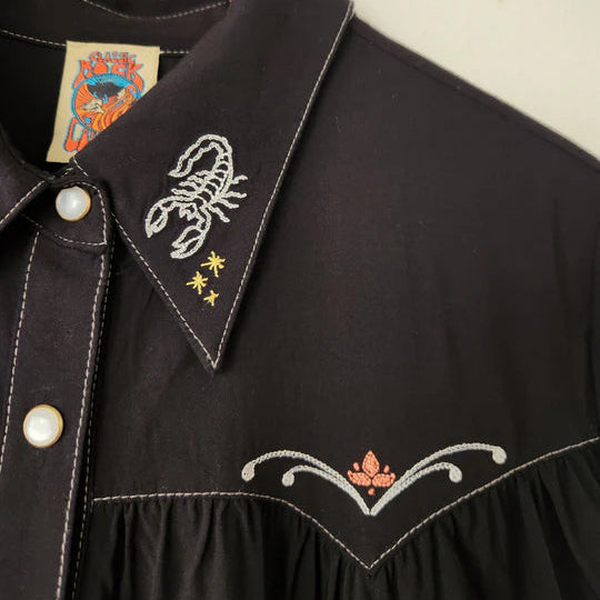 Black Desperado Pearl Snap Shirt -Badlands Exclusive-