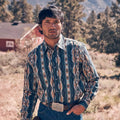 Men's Checotah Long Sleeve Western Snap Printed Shirt