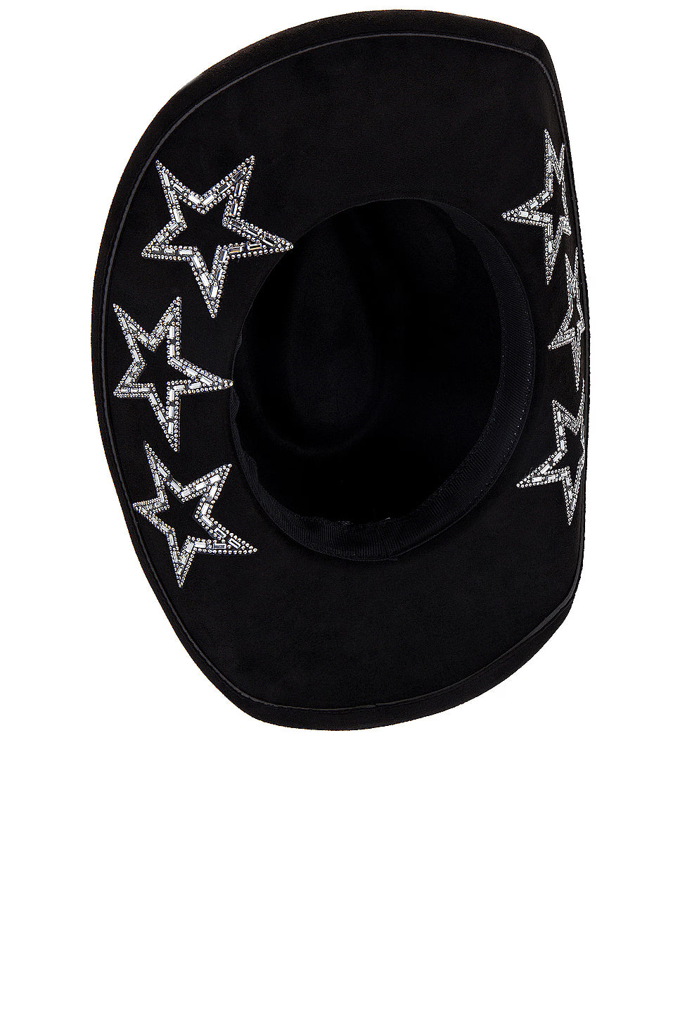 The Rhinestone Star Cowboy Hat collection White / Lavender / Black