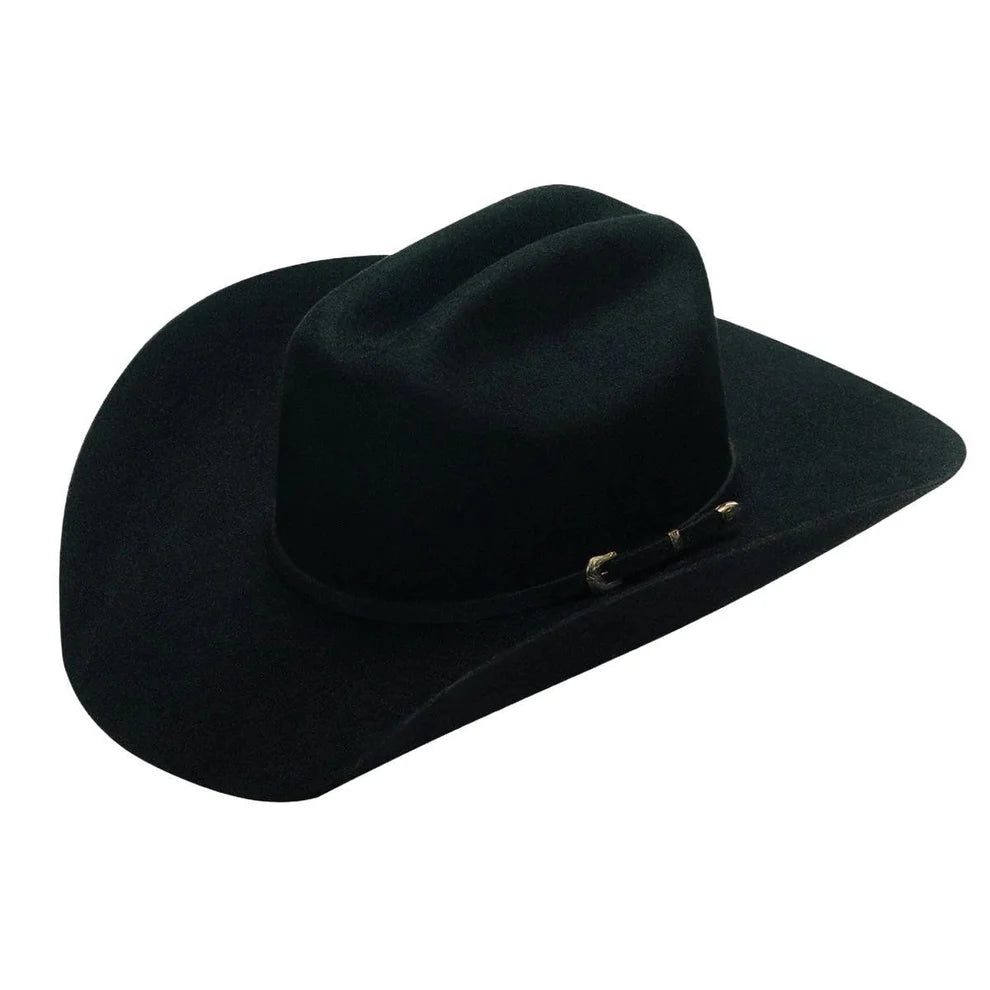 Twister Dallas XX Wool Cowboy Hat Silverbelly / Chocolate / Black