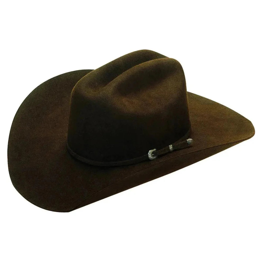 Twister Dallas XX Wool Cowboy Hat Silverbelly / Chocolate / Black