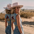 Lainey Wilson x Wrangler Embroidered Denim Vest