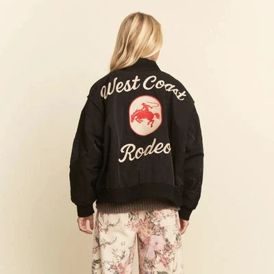 West Coast Rodeo embroidered  Bomber
