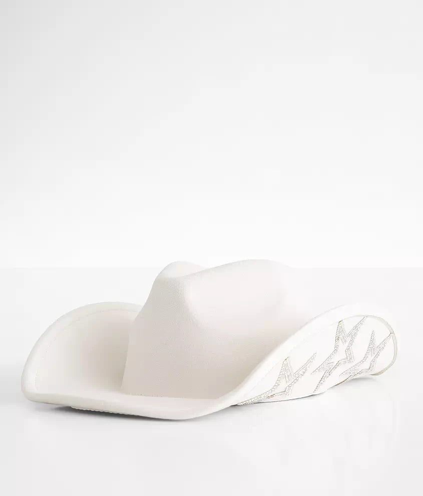 The Rhinestone Star Cowboy Hat collection White / Lavender / Black