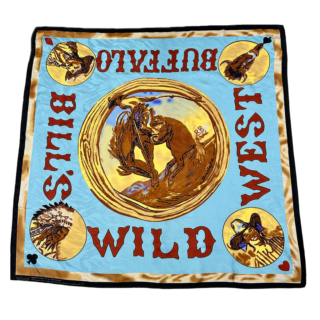 Rockmount Limited-Edition Buffalo Bill's Wild West Show Silk Scarf by Buckeye Blake